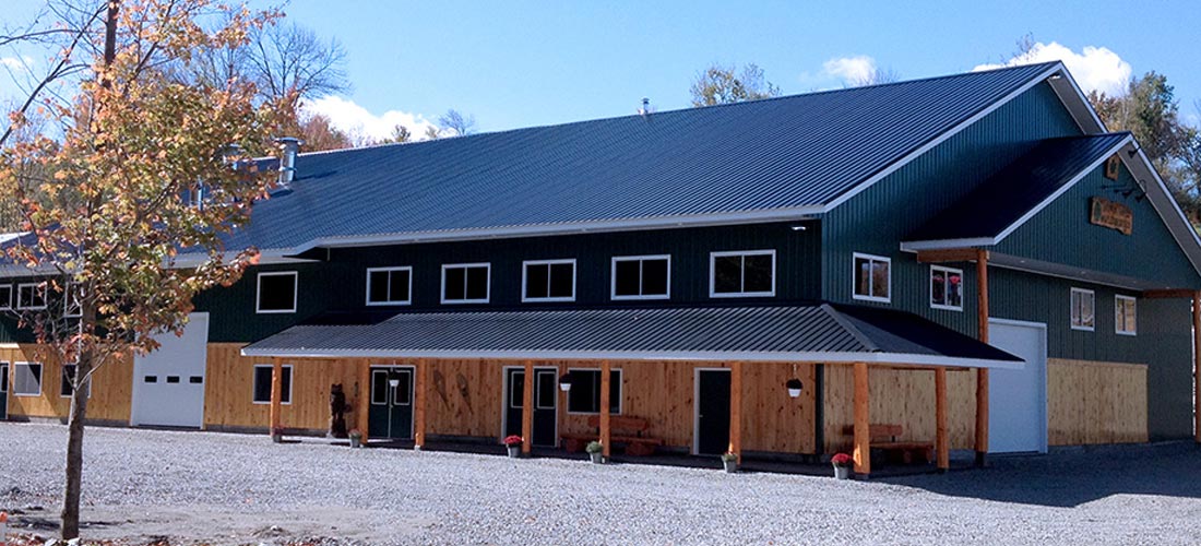 Photo of Sugarhouse exterior in the fall