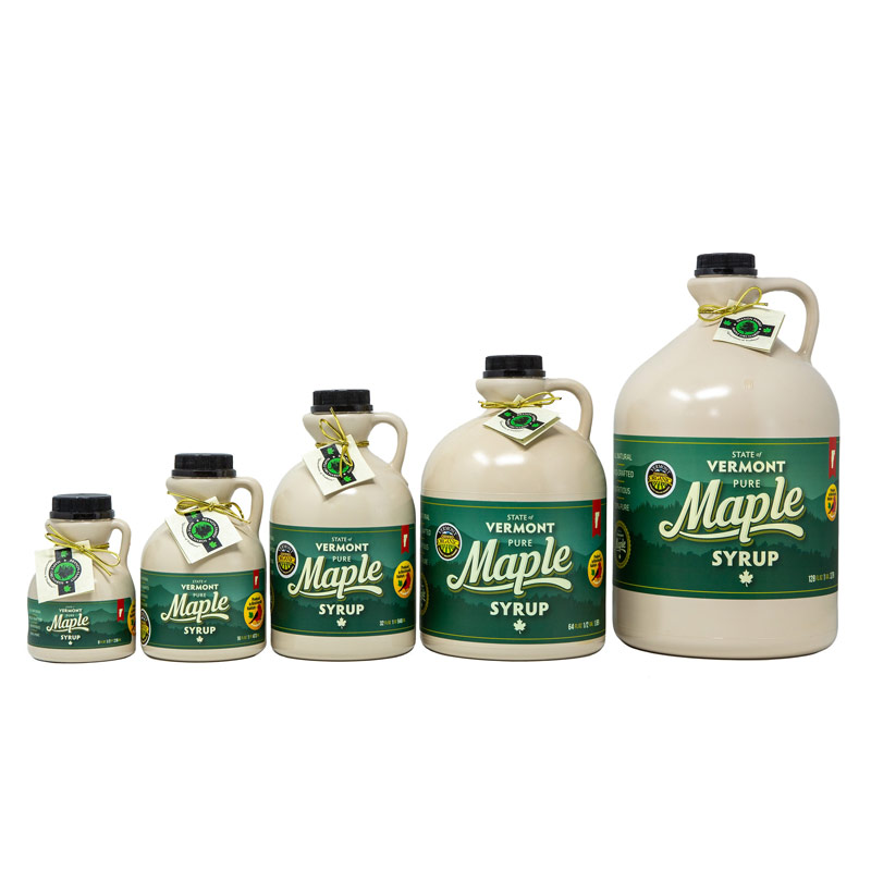Organic Vermont Maple Syrup in BPA Free Plastic Jugs