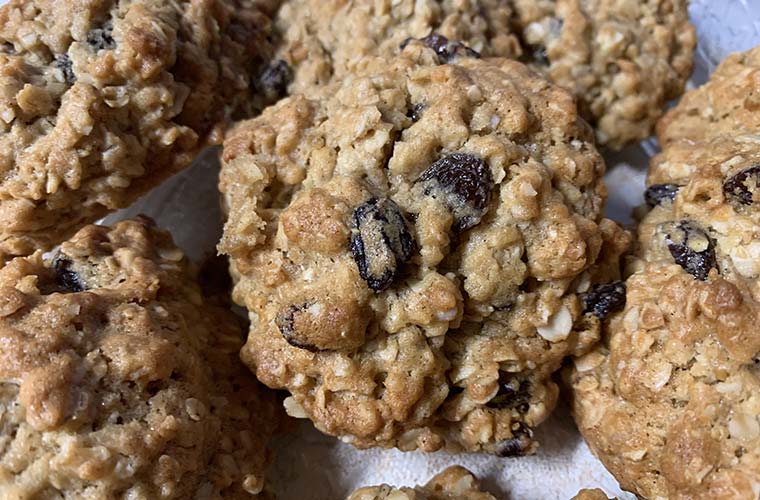 Photo of maple oatmeal cookies