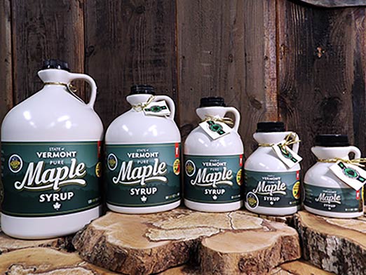 Photo of Maple Syrup in BPA free plastic jugs